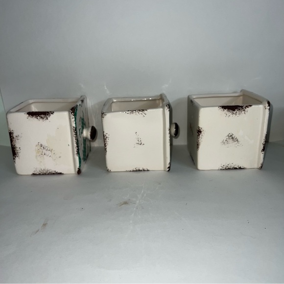 3 Ceramic Drawers Moroccan Style Storage Colorful Designs - Picture 3 of 9